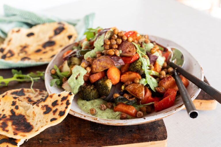 RaglanYogurt Roast vegetable salad