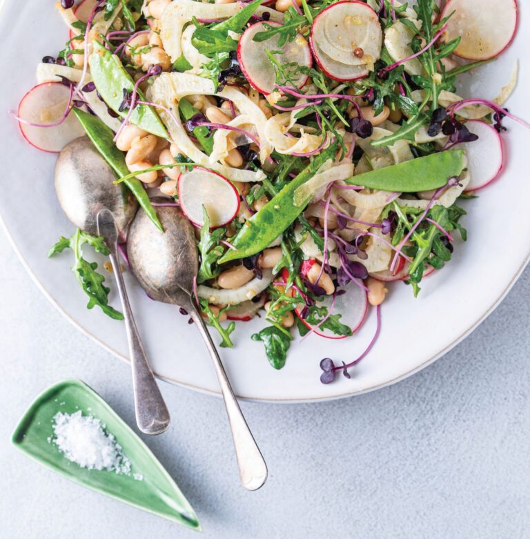 Spring Salad with sherry vinegar