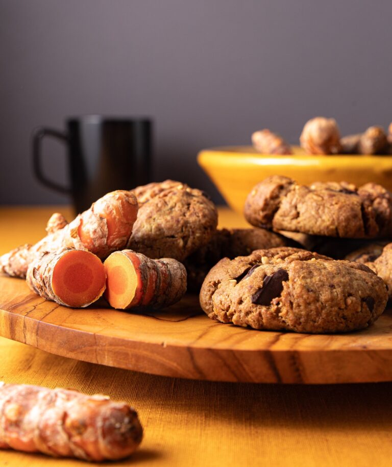turmeric chocolate chunk cookies