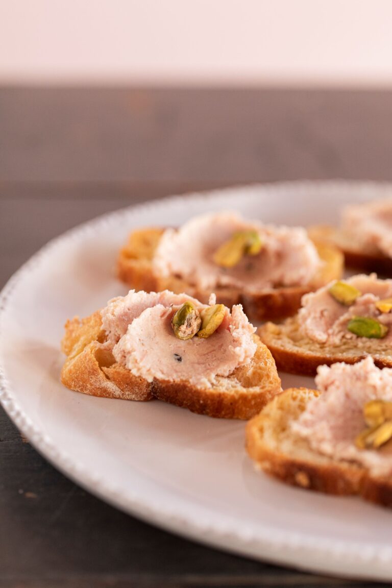 Mortadella Mousse crostino